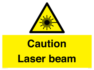 Caution Laser beam